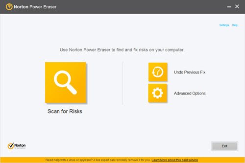 Портативный антивирус norton power Eraser