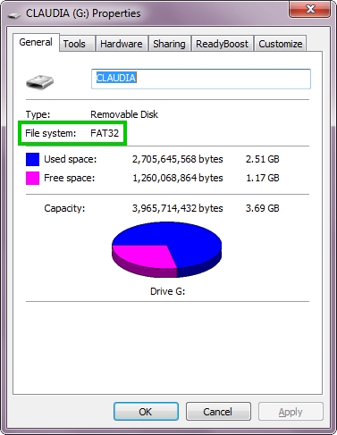 Файловая система USB