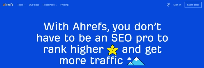 Ahrefs — мощный инструмент для построения ссылок поисковых систем.