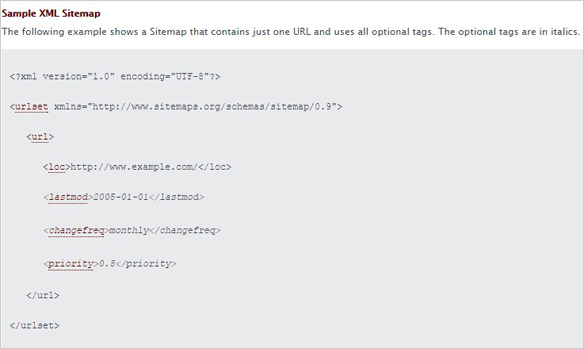Создайте и загрузите XML-карту сайта
