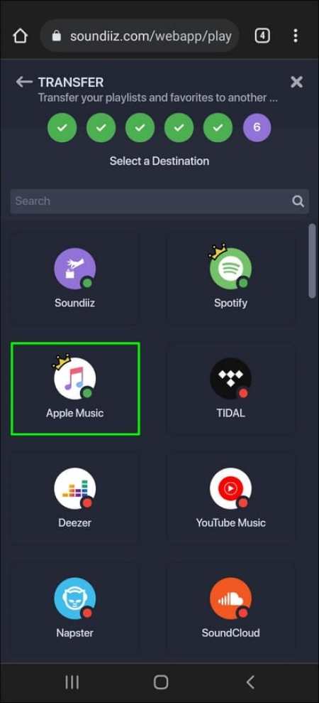 Преобразование плейлиста Spotify в Apple Music 11 Импорт списка лекций Spotify для Apple Music