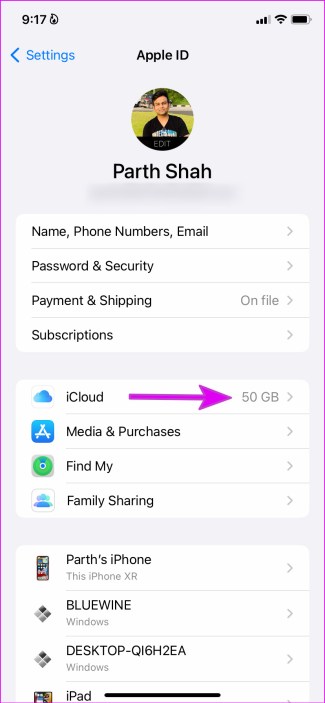 открыть меню icloud 1 1 Как удалить резервные копии WhatsApp из iCloud?