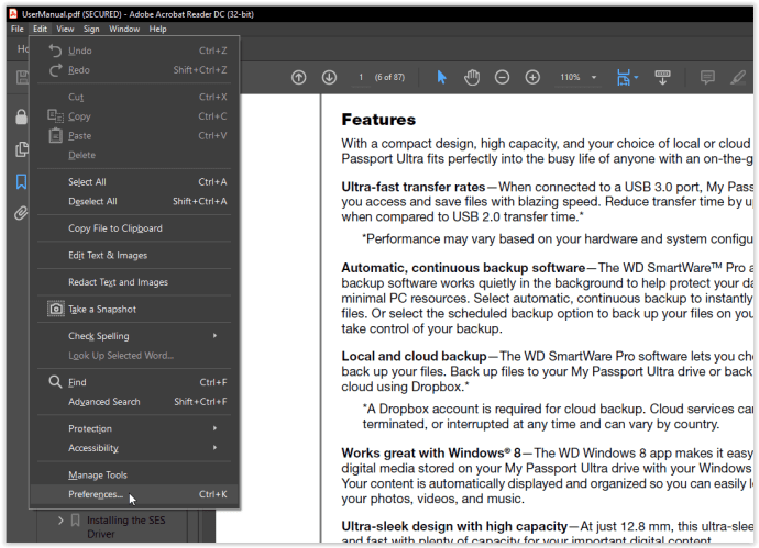 Adobe Reader изменить цвет текста 02 1 Как изменить цвет текста в PDF