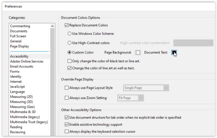 Adobe Reader изменить цвет текста 03 1 Как изменить цвет текста в PDF