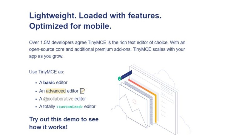 TinyMCE: программное обеспечение WYSIWYG