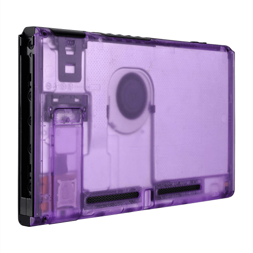 Задняя панель консоли eXtremeRate Clear Atomic Purple