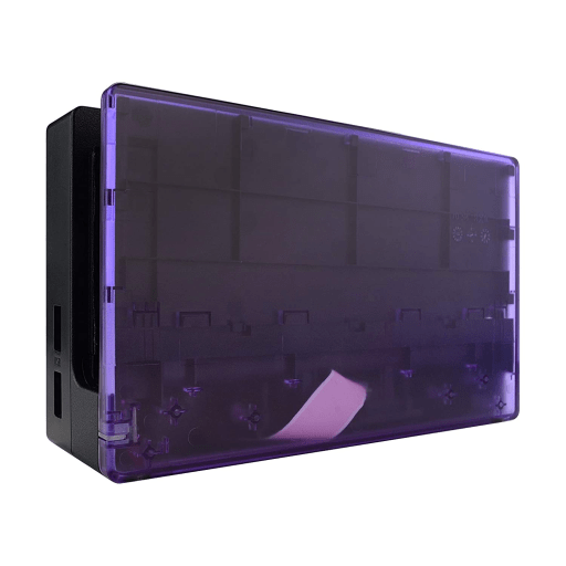 eXtremeRate Transparent Atomic Purple для док-станции Nintendo Switch