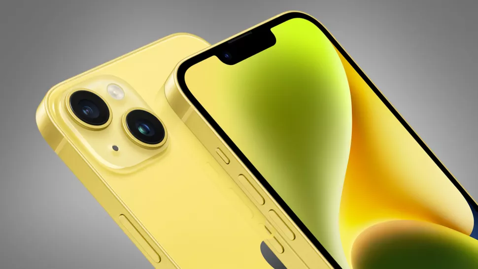 Желтый Apple iPhone 14 (Изображение предоставлено Apple)