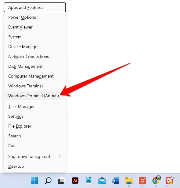 Чтобы открыть терминал Windows или командную строку, вам нужно нажать кнопку Windows+X кнопку и выберите ее