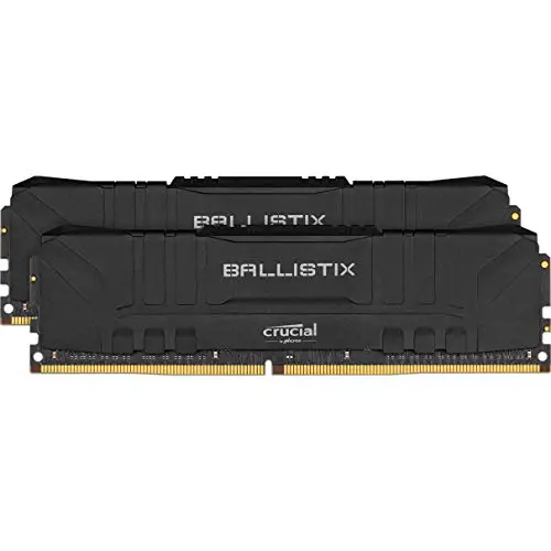 Комплект игровой памяти Crucial Ballistix 3600 МГц DDR4 DRAM для настольных игр, 16 ГБ (8 ГБ x 2), CL16 BL2K8G36C16U4B (черный)