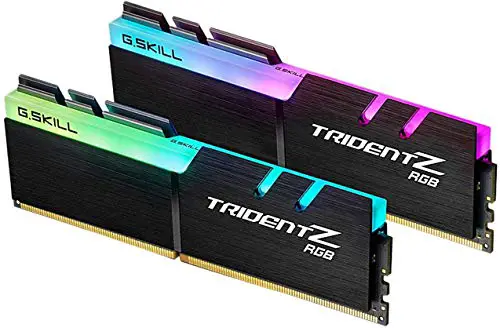 G.SKILL Trident Z RGB Series (Intel XMP) DDR4 RAM 16 ГБ (2x8 ГБ) 3200 МТ/с CL16-18-18-38 1,35 В Память UDIMM для настольного компьютера (F4-3200C16D-16GTZR)