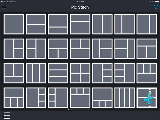 Pic Stitch — скриншот №1 в программе создания фото и видеоколлажей