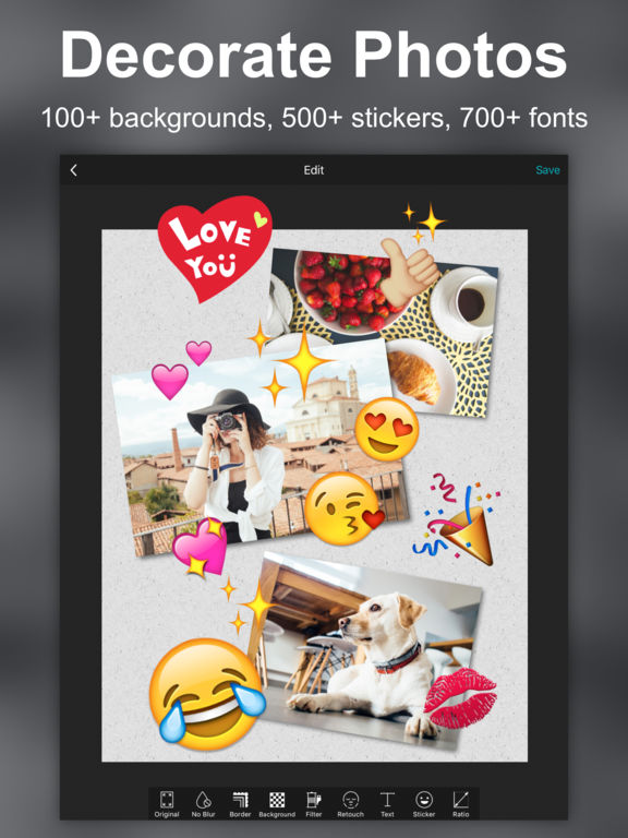 Photo Grid — скриншот приложения Collage Maker & FX Editor