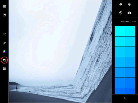 Split Pic - скриншот фотоколлажа, редактора селфи и камеры Blender